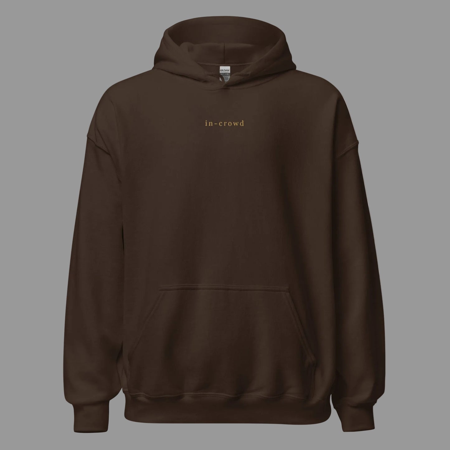 Brown hoodie on a white background